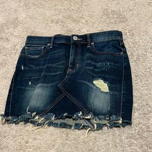 Express Jeans Size 6 Skirt Distressed
